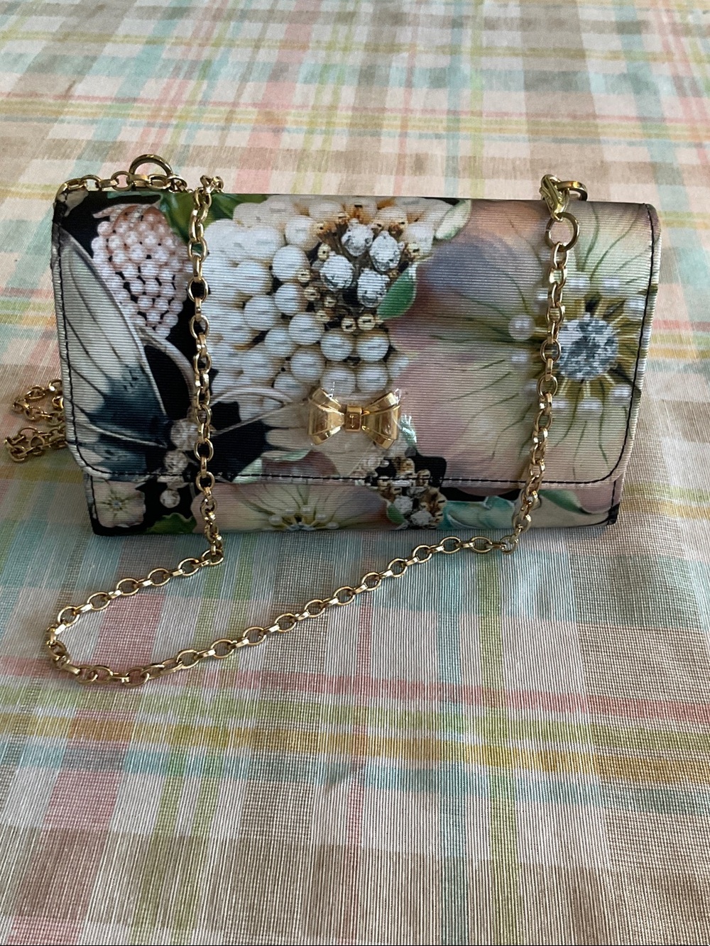 Ted Baker Gem Gardens Bow Evening Bag